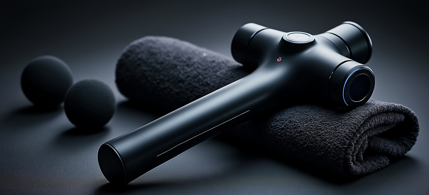 Moderne Massagepistole für Muskelregeneration